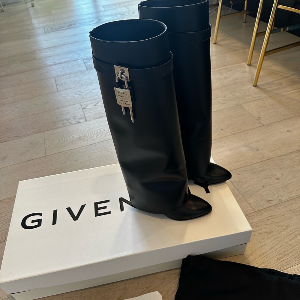 Givenchy Shark Lock Boots-SZ 7 - Picture 2 of 12